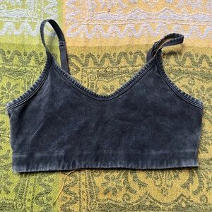 Aerie Offline Charcoal Sports Bra